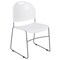 Flash Furniture White Plastic Stack Chair RUT-188-WH-GG - alternate 7